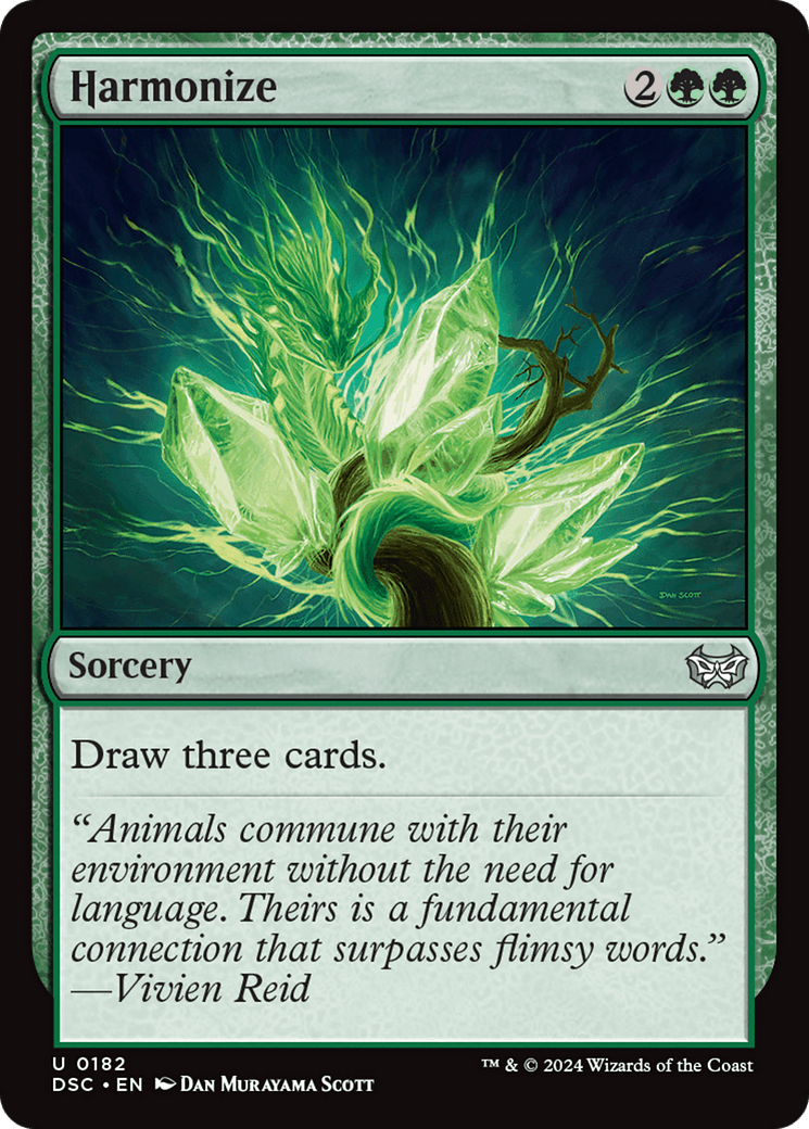 Harmonize [Duskmourn: House of Horror Commander] MTG Single Magic: The Gathering  | Multizone: Comics And Games