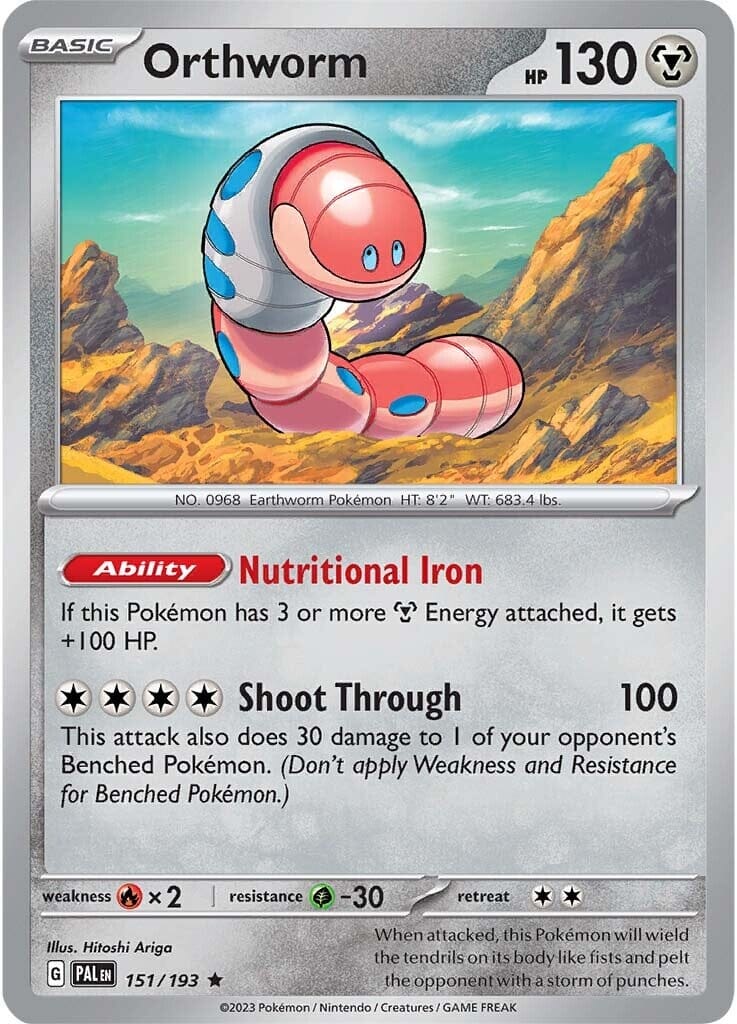 Orthworm (151/193) [Scarlet & Violet: Paldea Evolved] Pokemon Single Pokémon  | Multizone: Comics And Games