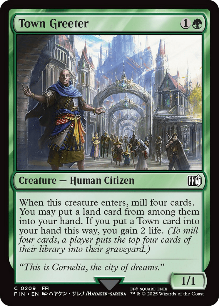 Town Greeter [FINAL FANTASY] MTG Single Magic: The Gathering  | Multizone: Comics And Games