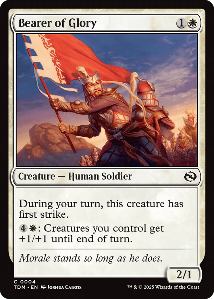 Bearer of Glory [Tarkir: Dragonstorm] MTG Single Magic: The Gathering  | Multizone: Comics And Games