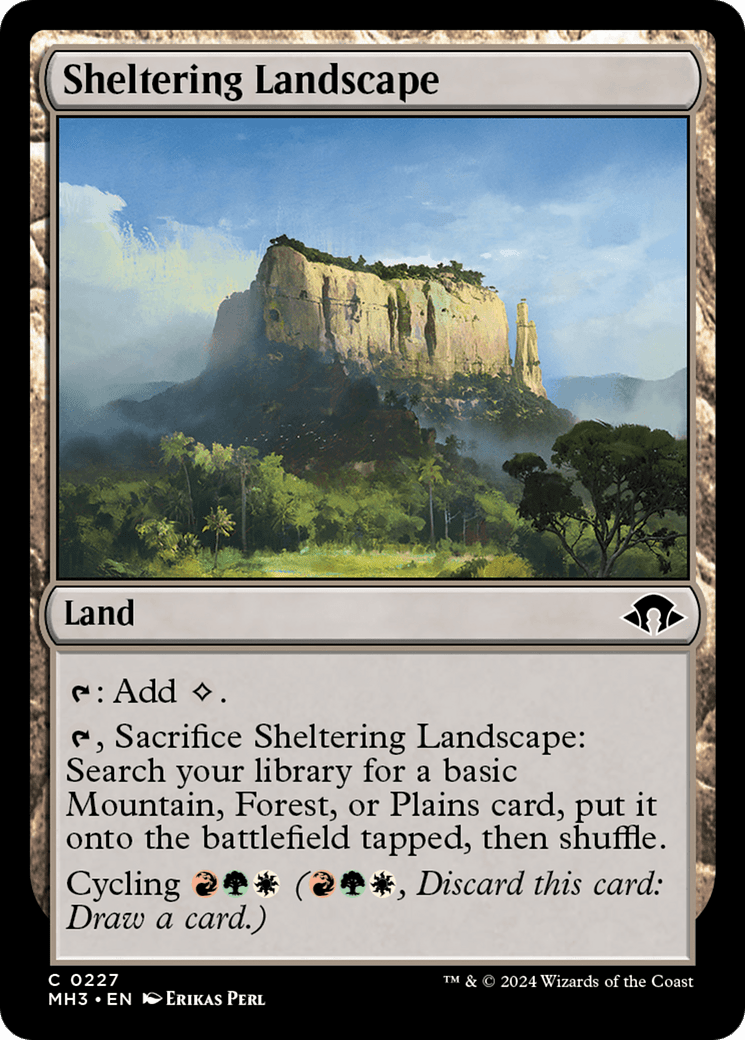 Sheltering Landscape [Modern Horizons 3] MTG Single Magic: The Gathering  | Multizone: Comics And Games