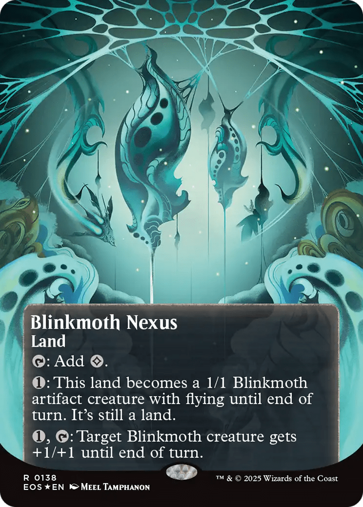 Blinkmoth Nexus (0138) (Borderless) (Galaxy Foil) [Edge of Eternities: Stellar Sights] MTG Single Magic: The Gathering  | Multizone: Comics And Games