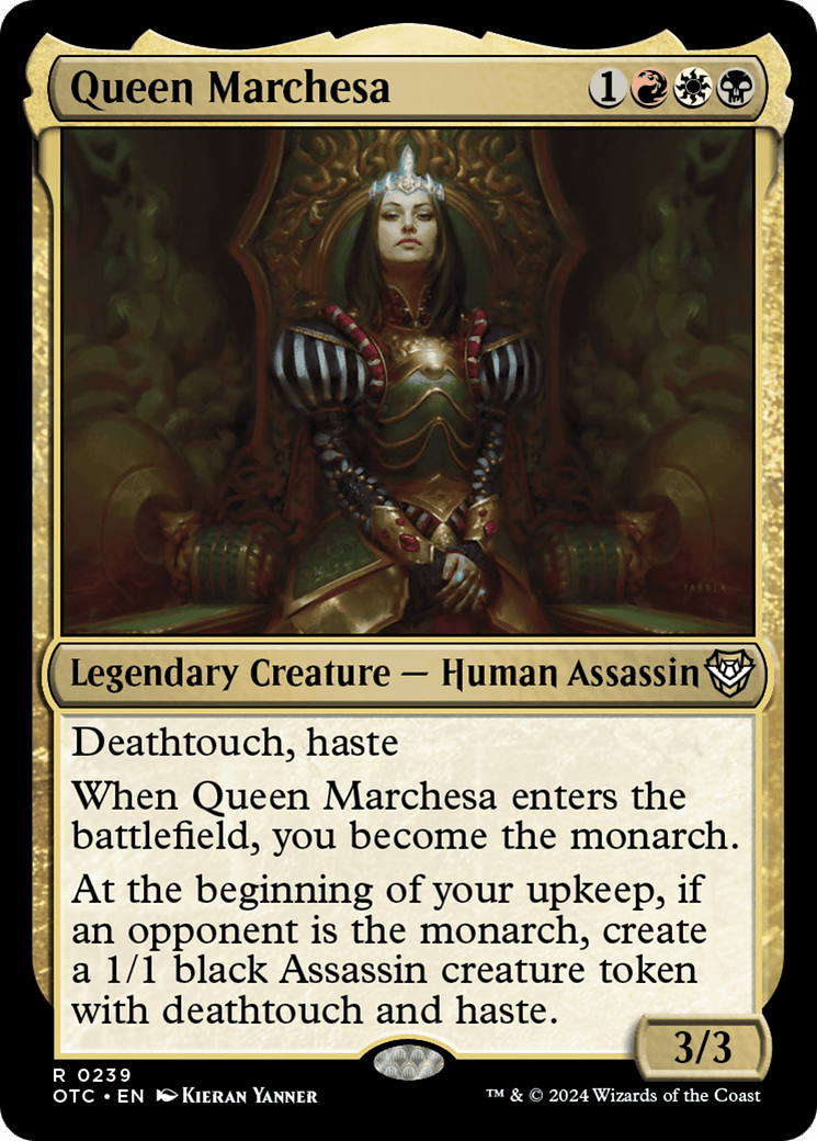 Queen Marchesa [Outlaws of Thunder Junction Commander] MTG Single Magic: The Gathering  | Multizone: Comics And Games