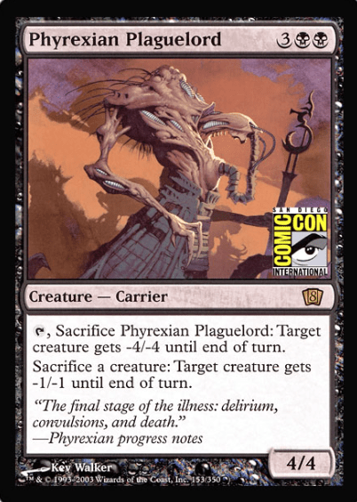 Phyrexian Plaguelord (San Diego Comic Con Oversized) [Oversize Cards] MTG Single Magic: The Gathering  | Multizone: Comics And Games