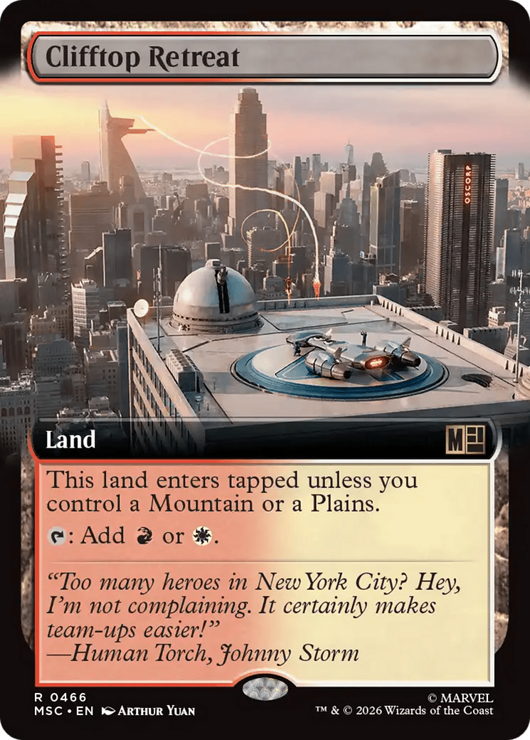 Clifftop Retreat (Extended Art) [Marvel Super Heroes Commander] | Multizone: Comics And Games