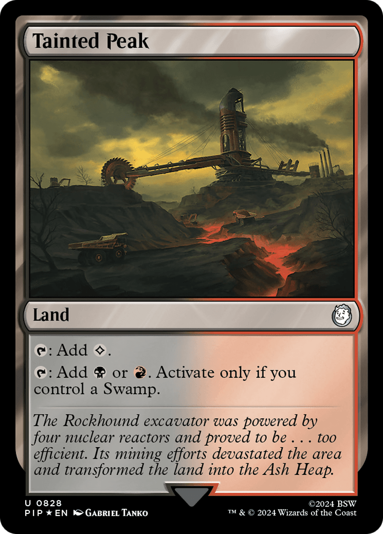 Tainted Peak (Surge Foil) [Fallout] MTG Single Magic: The Gathering  | Multizone: Comics And Games
