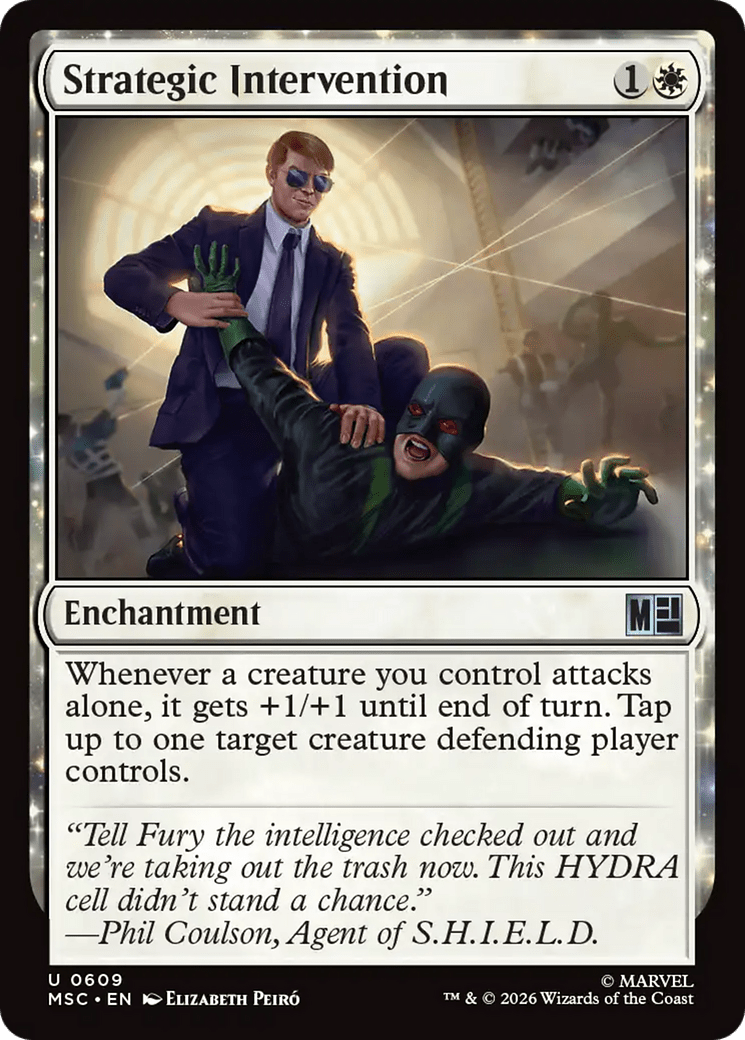 Strategic Intervention [Marvel Super Heroes Commander] MTG Single Magic: The Gathering  | Multizone: Comics And Games