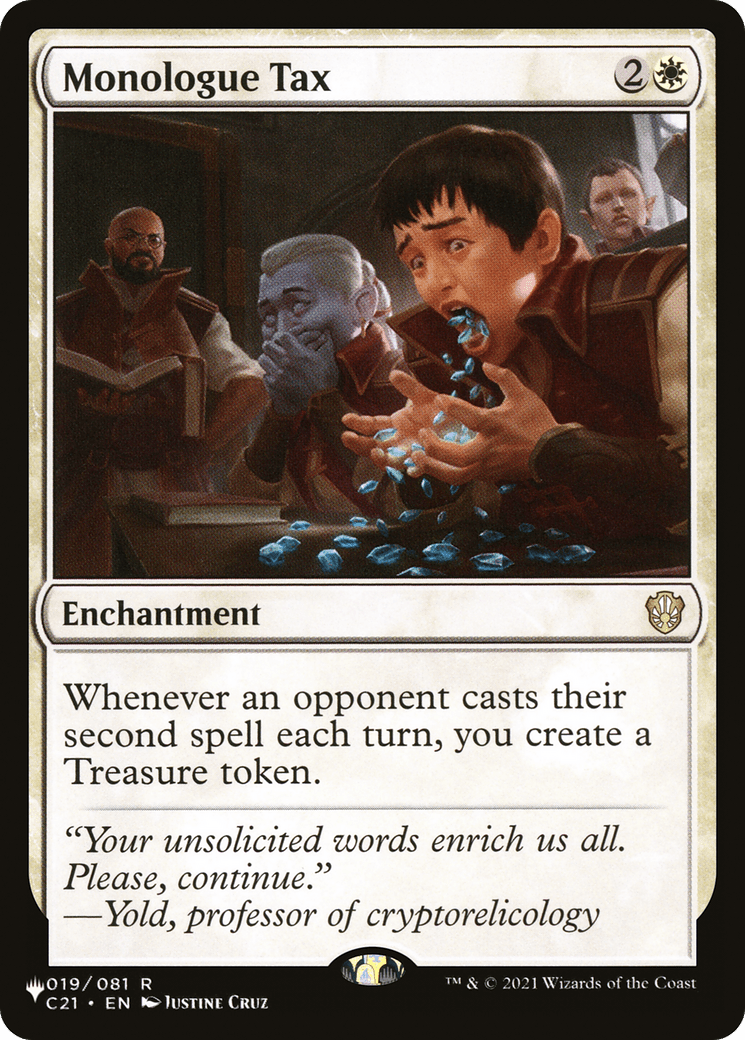 Monologue Tax [The List] MTG Single Magic: The Gathering  | Multizone: Comics And Games