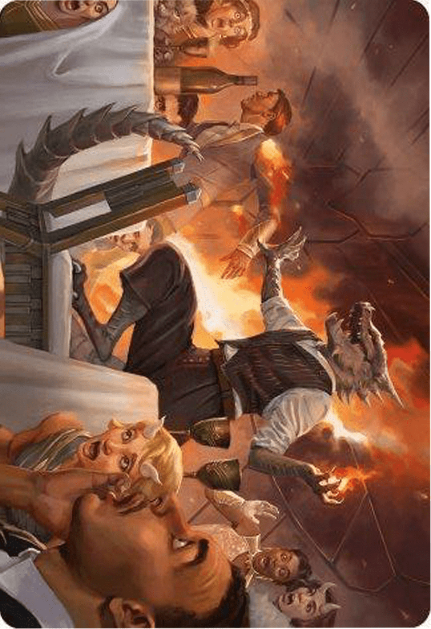 Party Thrasher Art Card [Modern Horizons 3 Art Series] MTG Single Magic: The Gathering  | Multizone: Comics And Games