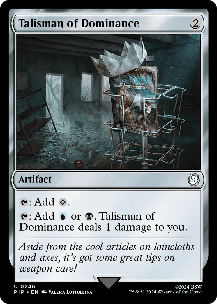 Talisman of Dominance [Fallout] MTG Single Magic: The Gathering  | Multizone: Comics And Games