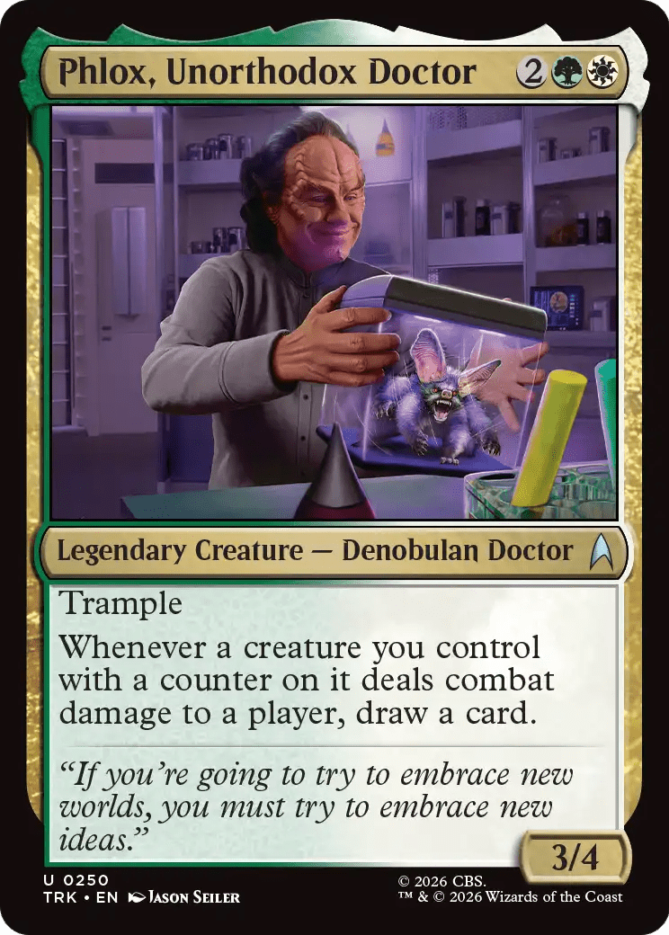 Phlox, Unorthodox Doctor [Star Trek] MTG Single Magic: The Gathering  | Multizone: Comics And Games