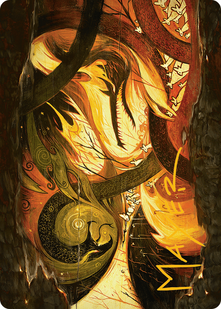 Season of Loss Art Card (Gold-Stamped Signature) [Bloomburrow Art Series] MTG Single Magic: The Gathering  | Multizone: Comics And Games