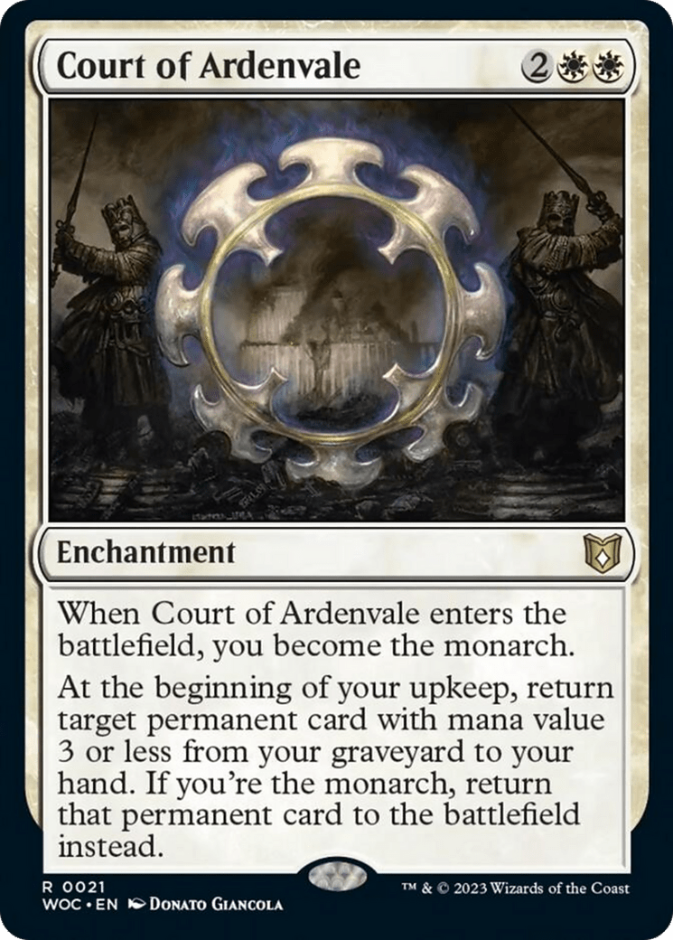 Court of Ardenvale [Wilds of Eldraine Commander] MTG Single Magic: The Gathering  | Multizone: Comics And Games