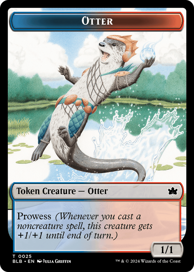 Otter Token [Bloomburrow Tokens] MTG Single Magic: The Gathering  | Multizone: Comics And Games