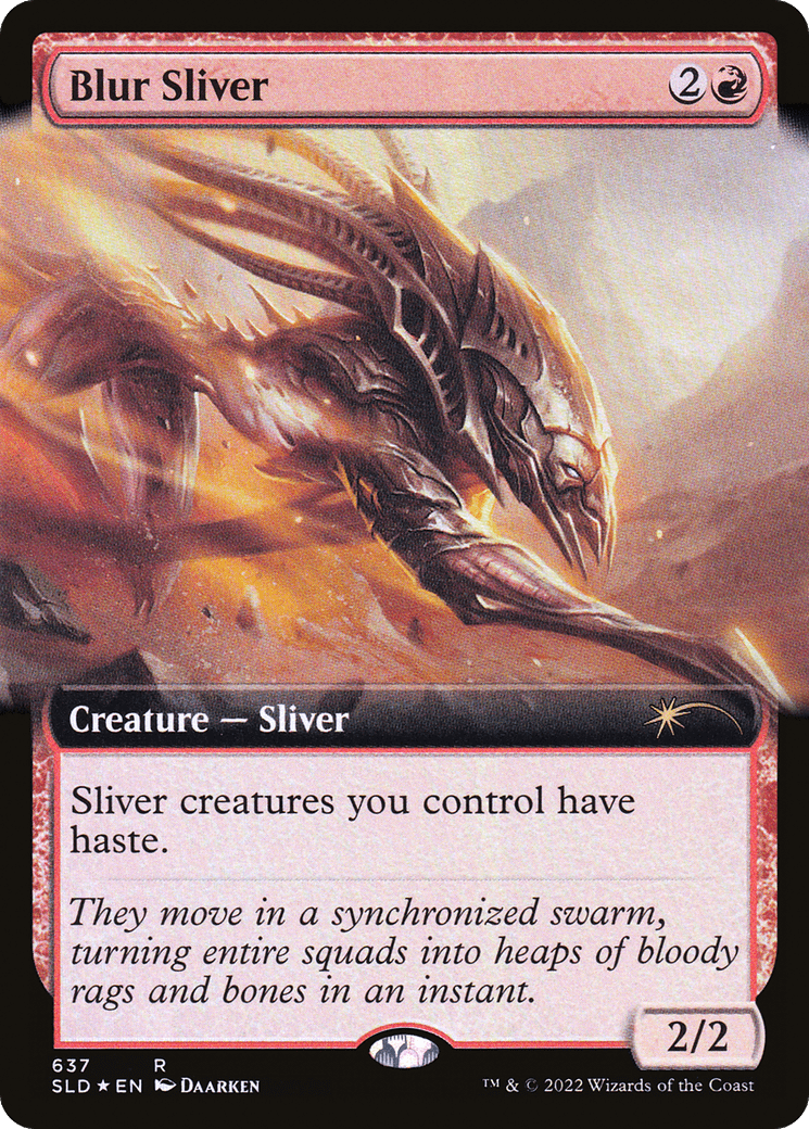 Blur Sliver (Extended Art) [Secret Lair Drop Promos] MTG Single Magic: The Gathering  | Multizone: Comics And Games