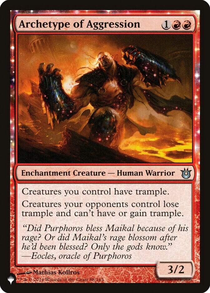 Archetype of Aggression [The List] MTG Single Magic: The Gathering  | Multizone: Comics And Games