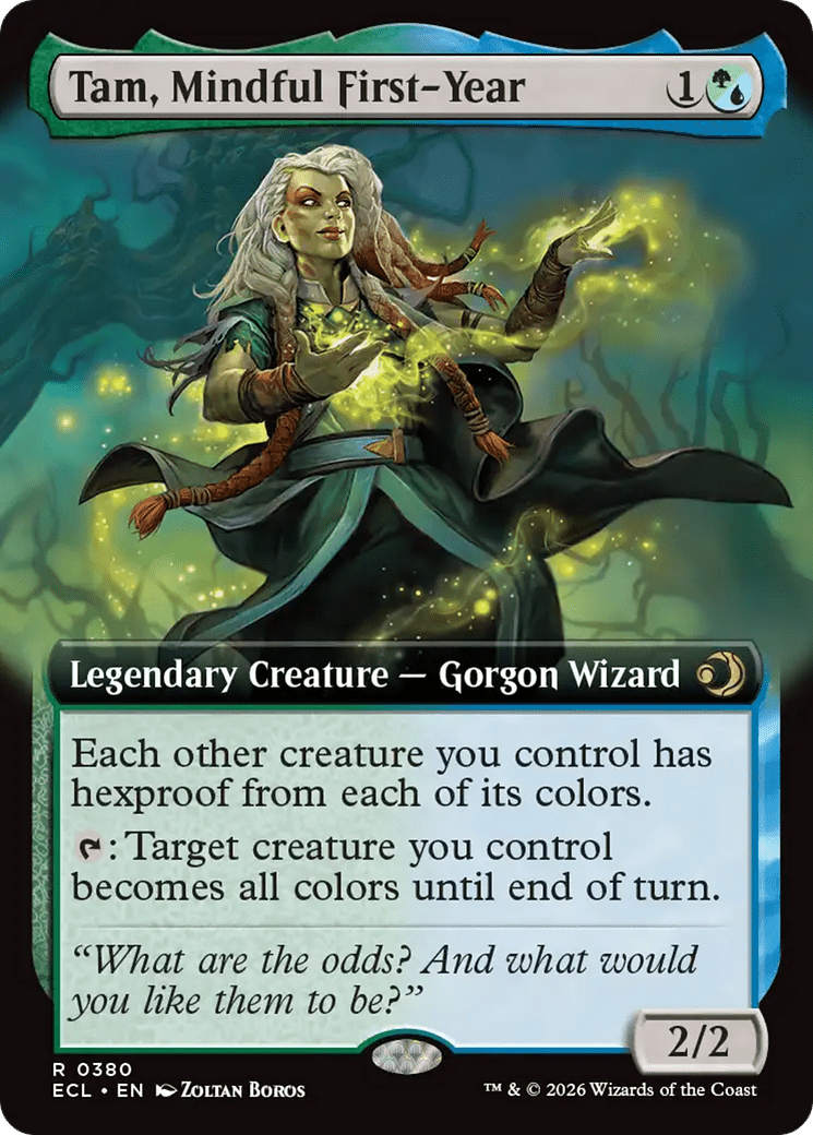 Tam, Mindful First-Year (Extended Art) [Lorwyn Eclipsed] MTG Single Magic: The Gathering  | Multizone: Comics And Games