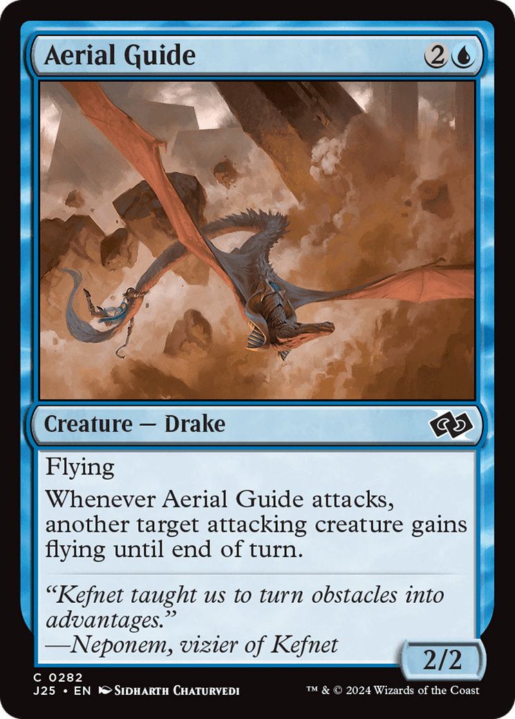 Aerial Guide [Foundations Jumpstart] MTG Single Magic: The Gathering  | Multizone: Comics And Games