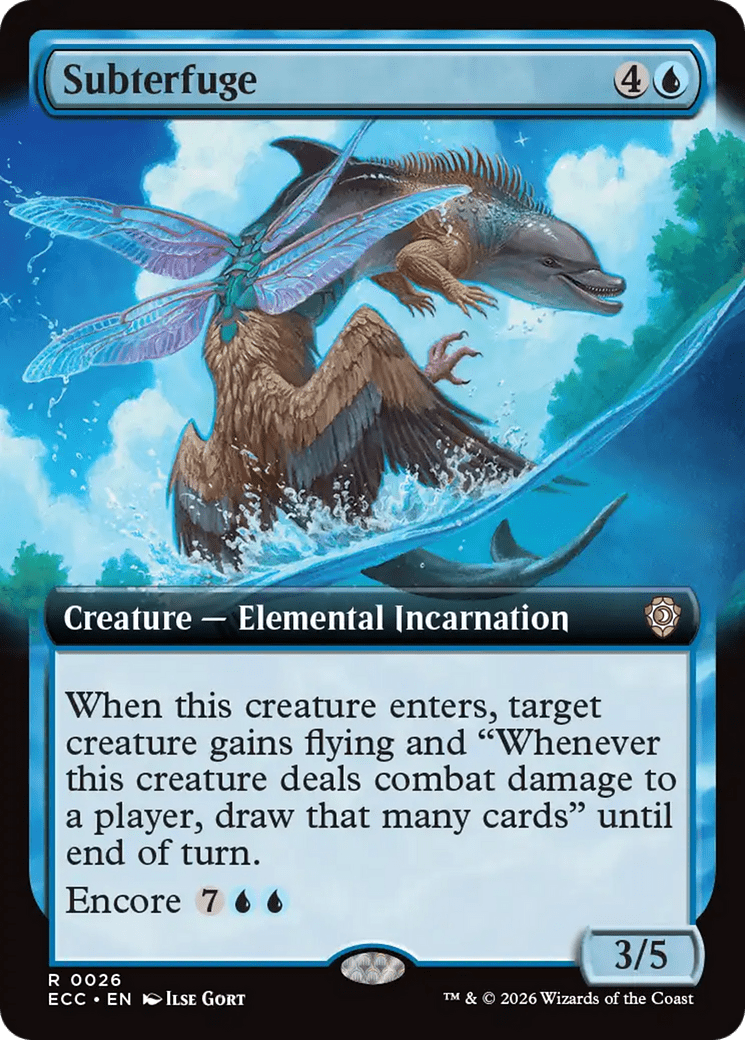 Subterfuge (Extended Art) [Lorwyn Eclipsed Commander] MTG Single Magic: The Gathering  | Multizone: Comics And Games