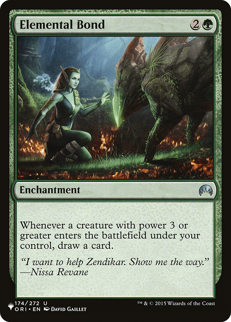 Elemental Bond [The List] MTG Single Magic: The Gathering  | Multizone: Comics And Games