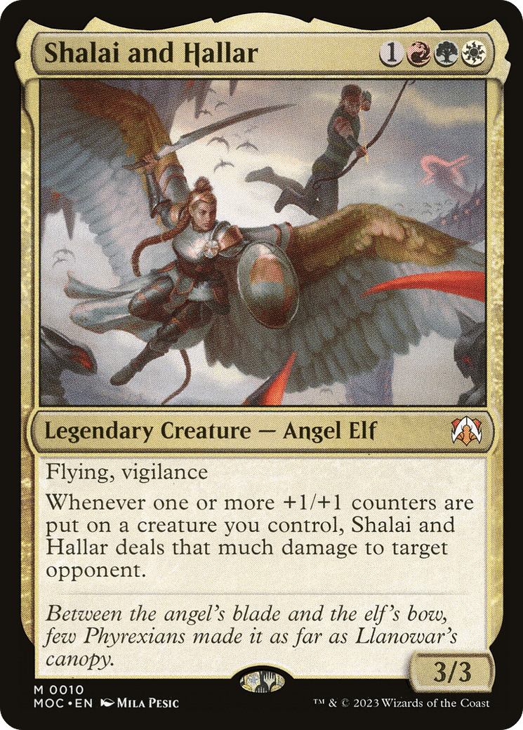 Shalai and Hallar [March of the Machine Commander] MTG Single Magic: The Gathering  | Multizone: Comics And Games