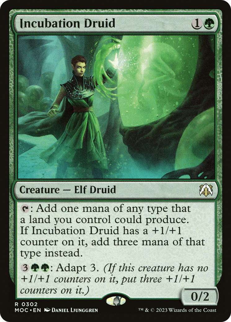 Incubation Druid [March of the Machine Commander] MTG Single Magic: The Gathering  | Multizone: Comics And Games