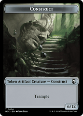 Construct // Myr Double-Sided Token [Modern Horizons 3 Commander Tokens] MTG Single Magic: The Gathering  | Multizone: Comics And Games