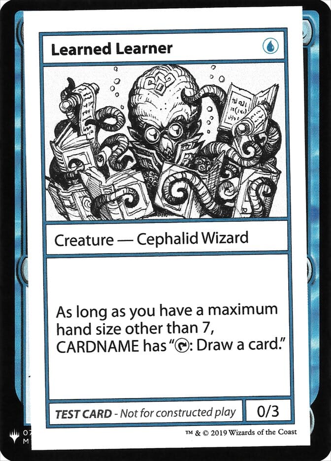 Learned Learner [Mystery Booster Playtest Cards] MTG Single Magic: The Gathering  | Multizone: Comics And Games
