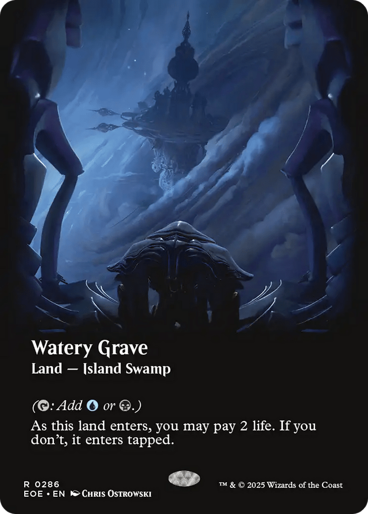 Watery Grave (Borderless) [Edge of Eternities] MTG Single Magic: The Gathering  | Multizone: Comics And Games