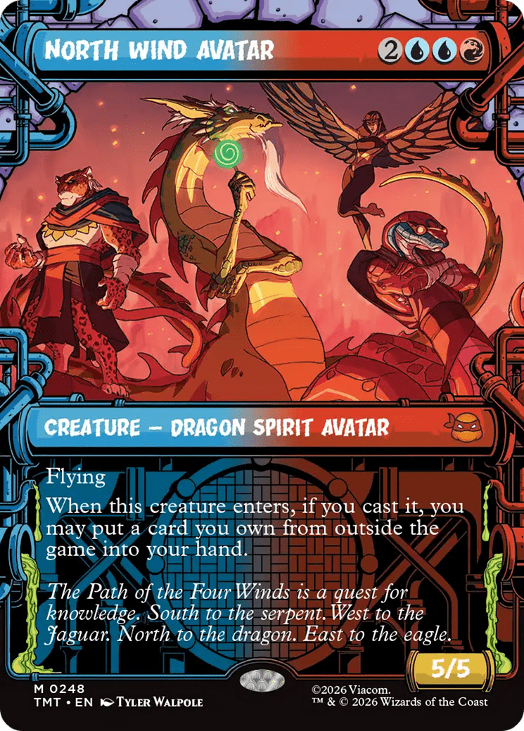 North Wind Avatar (Showcase) [Teenage Mutant Ninja Turtles] MTG Single Magic: The Gathering  | Multizone: Comics And Games