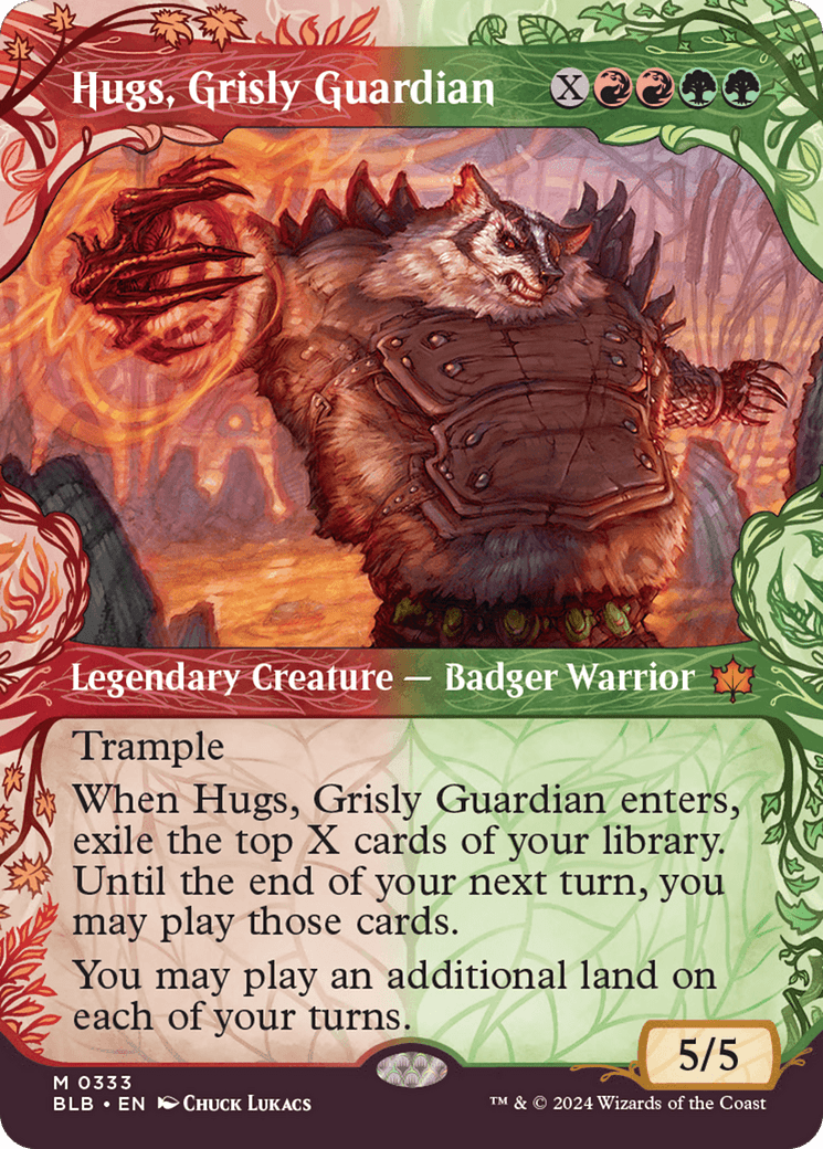Hugs, Grisly Guardian (Showcase) [Bloomburrow] MTG Single Magic: The Gathering  | Multizone: Comics And Games