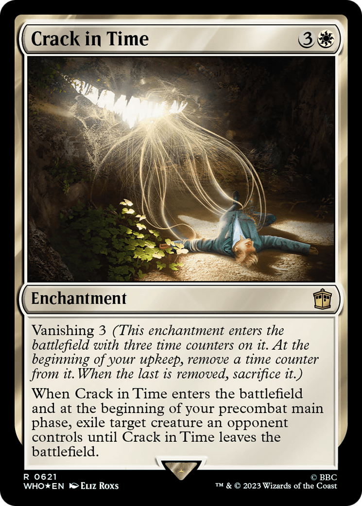 Crack in Time (Surge Foil) [Doctor Who] MTG Single Magic: The Gathering  | Multizone: Comics And Games