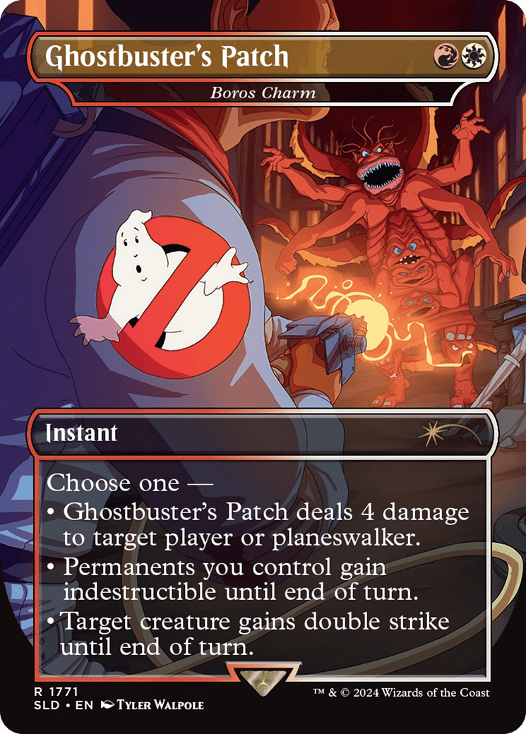 Ghostbuster's Patch - Boros Charm [Secret Lair Drop Series] MTG Single Magic: The Gathering  | Multizone: Comics And Games
