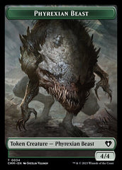 Eldrazi Scion // Phyrexian Beast Double-Sided Token [Commander Masters Tokens] MTG Single Magic: The Gathering  | Multizone: Comics And Games