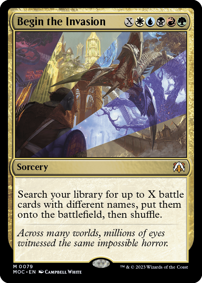 Begin the Invasion [March of the Machine Commander] MTG Single Magic: The Gathering  | Multizone: Comics And Games