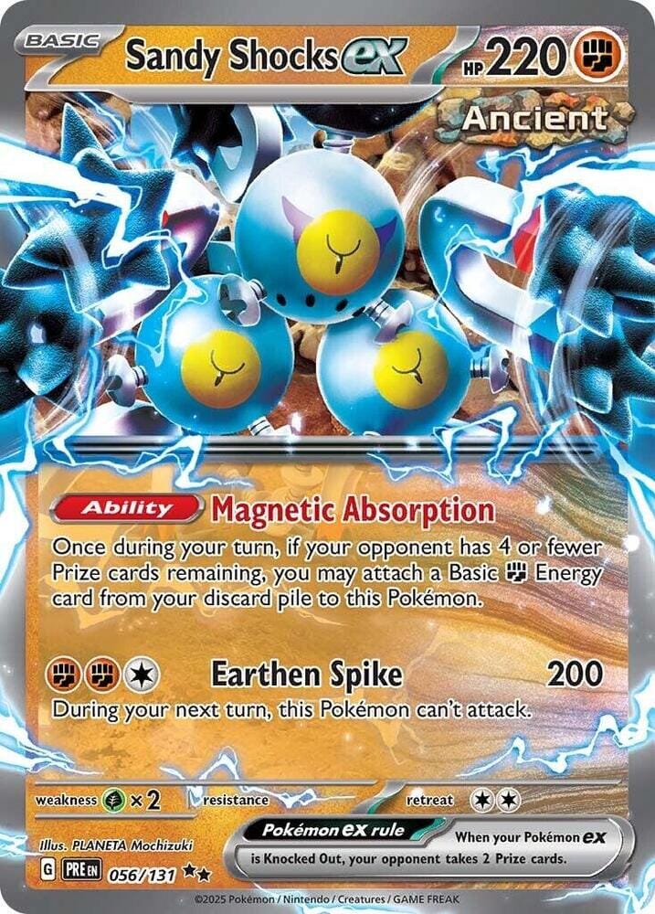 Sandy Shocks ex (056/131) [Scarlet & Violet: Prismatic Evolutions] Pokemon Single Pokémon  | Multizone: Comics And Games