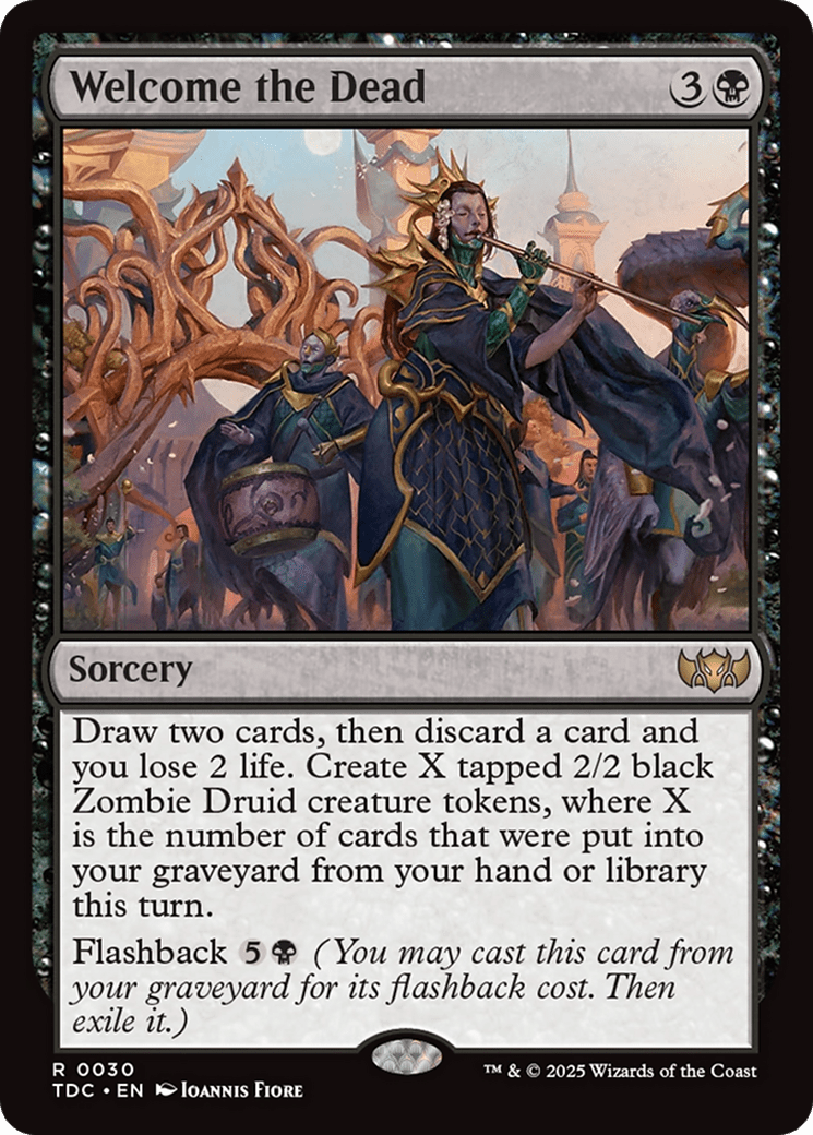 Welcome the Dead [Tarkir: Dragonstorm Commander] MTG Single Magic: The Gathering  | Multizone: Comics And Games