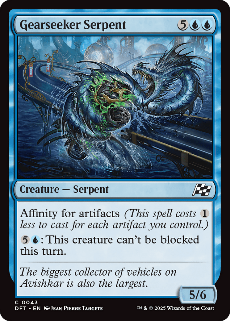 Gearseeker Serpent [Aetherdrift] MTG Single Magic: The Gathering  | Multizone: Comics And Games