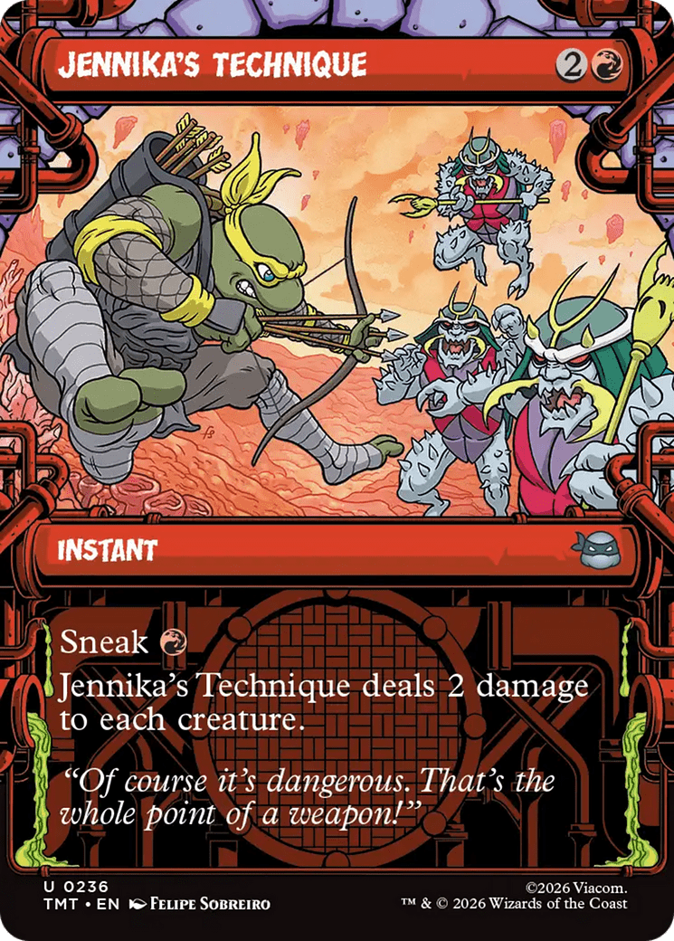 Jennika's Technique (Showcase) [Teenage Mutant Ninja Turtles] MTG Single Magic: The Gathering  | Multizone: Comics And Games