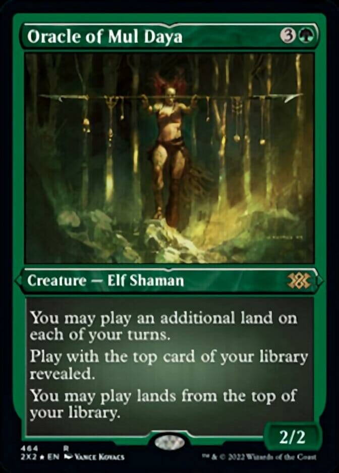 Oracle of Mul Daya (Foil Etched) [Double Masters 2022] MTG Single Magic: The Gathering  | Multizone: Comics And Games
