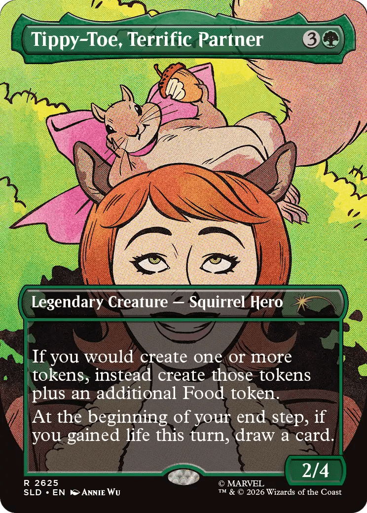 Tippy-Toe, Terrific Partner [Secret Lair Drop Series] MTG Single Magic: The Gathering  | Multizone: Comics And Games