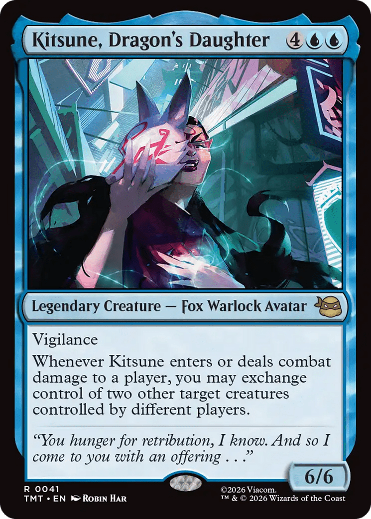 Kitsune, Dragon's Daughter [Teenage Mutant Ninja Turtles] MTG Single Magic: The Gathering  | Multizone: Comics And Games