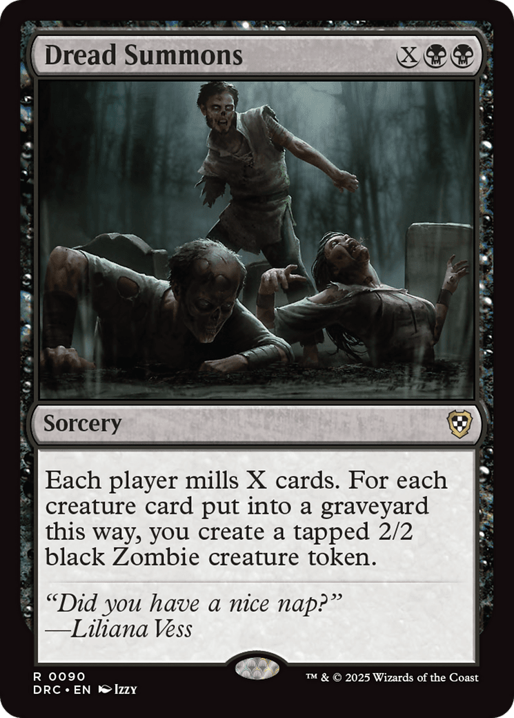 Dread Summons [Aetherdrift Commander] MTG Single Magic: The Gathering  | Multizone: Comics And Games