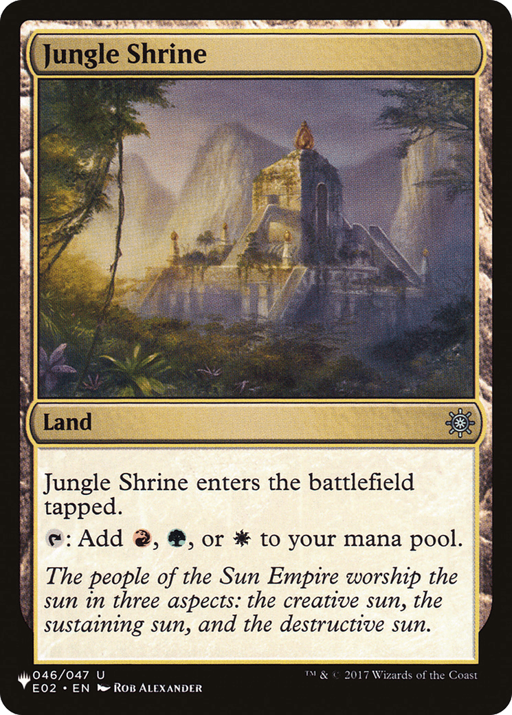 Jungle Shrine (E02) [The List] MTG Single Magic: The Gathering  | Multizone: Comics And Games