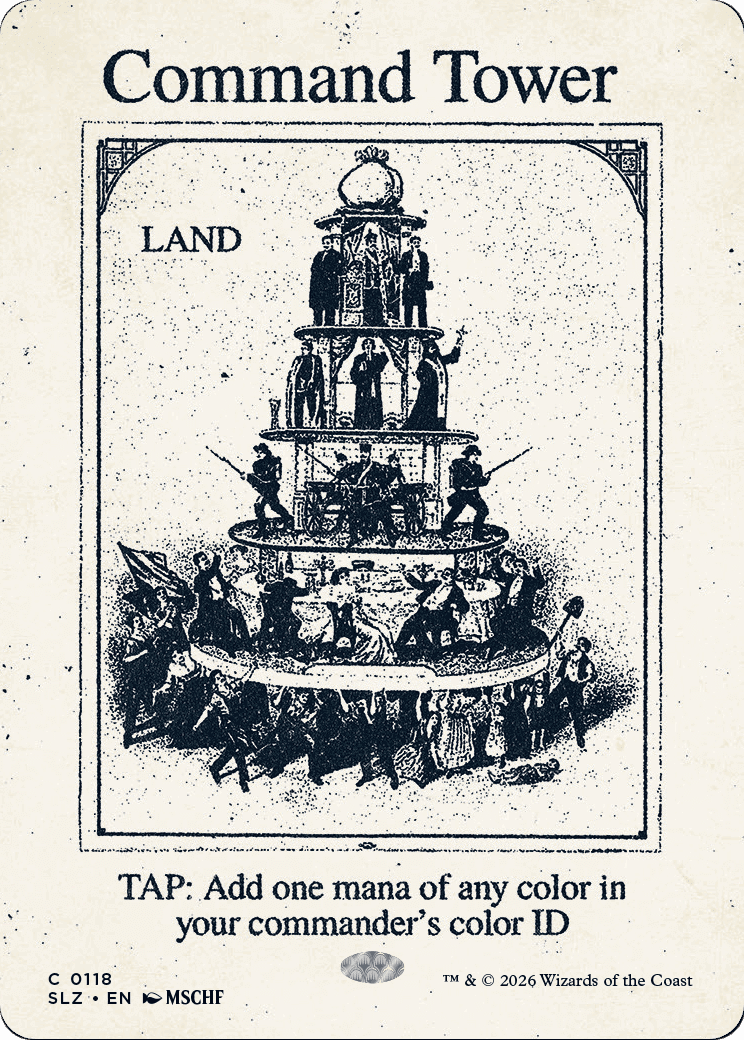 Command Tower (0118) [Secret Lair x MSCHF: The Zeta Set] MTG Single Magic: The Gathering  | Multizone: Comics And Games