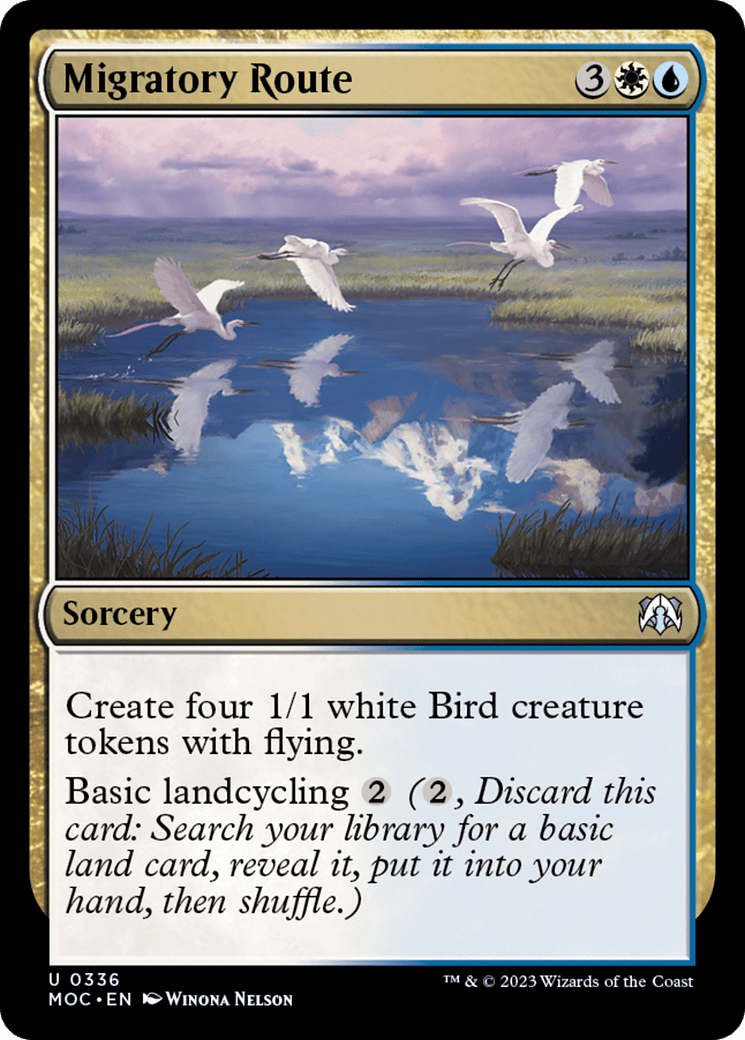 Migratory Route [March of the Machine Commander] MTG Single Magic: The Gathering  | Multizone: Comics And Games