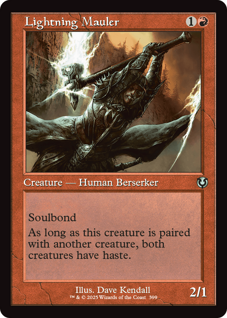 Lightning Mauler (Retro Frame) [Innistrad Remastered] MTG Single Magic: The Gathering  | Multizone: Comics And Games