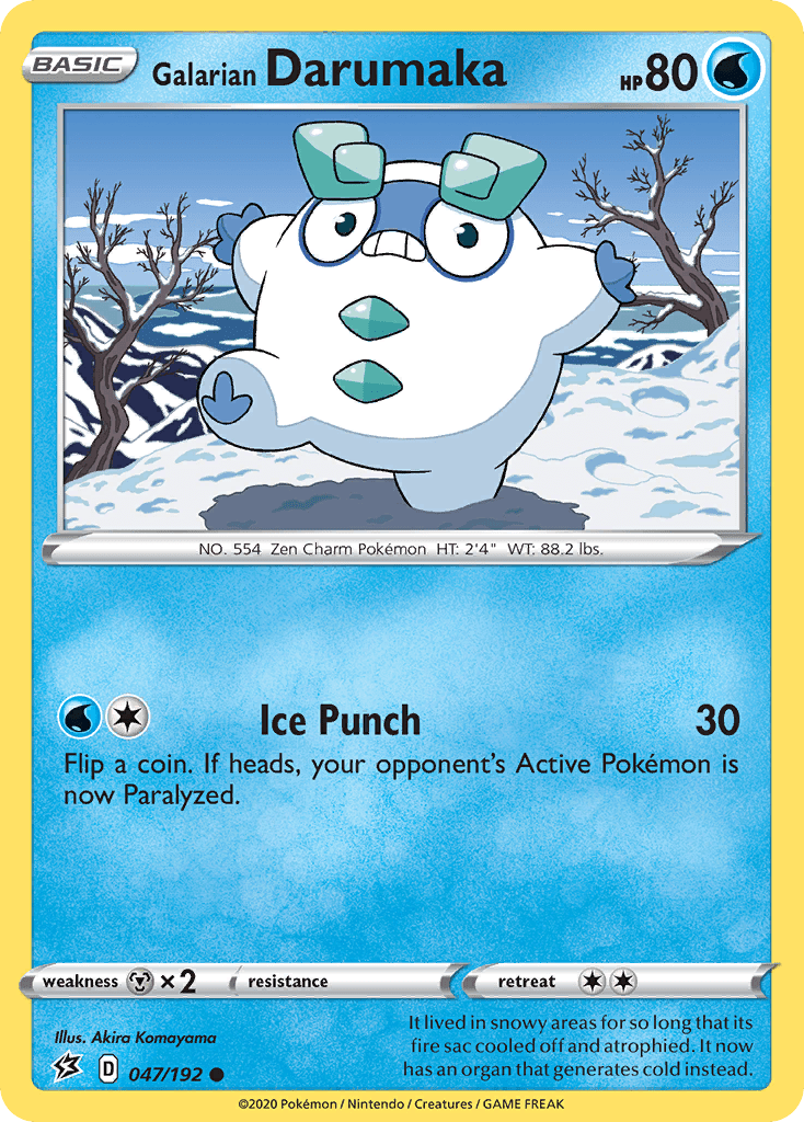 Galarian Darumaka (047/192) [Sword & Shield: Rebel Clash] Pokemon Single Pokémon  | Multizone: Comics And Games