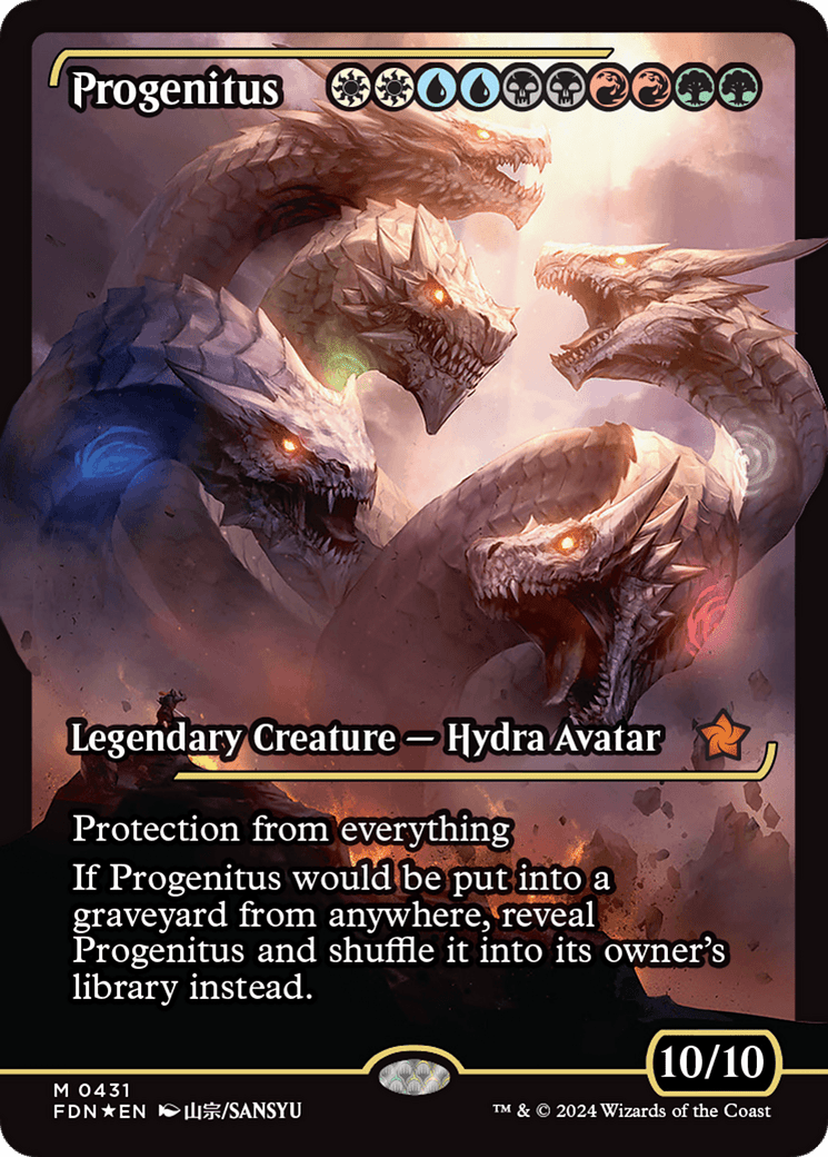 Progenitus (Showcase) [Foundations] MTG Single Magic: The Gathering  | Multizone: Comics And Games