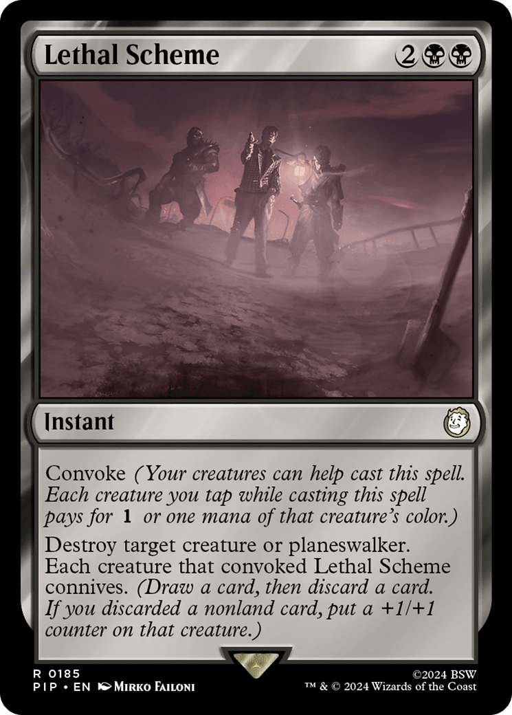 Lethal Scheme [Fallout] MTG Single Magic: The Gathering  | Multizone: Comics And Games